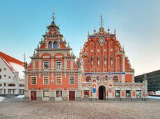 Das Schwarzhäupterhaus in Riga