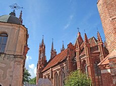 Die römisch-katholische Annenkirche in Vilnius