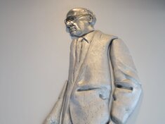 Lennart Meri-Monument am Flughafen von Tallinn