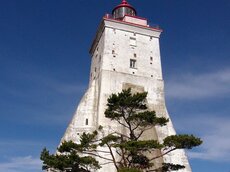 Der Leuchtturm von Kõpu auf der Insel Hiiumaa zählt zu den ältesten Leuchttürmen im Ostseeraum