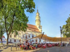 Das Rathaus von Kaunas (Litauen)