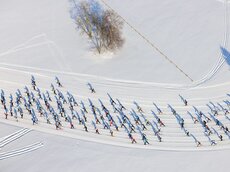 Jedes Jahr im Februar findet der Tartu-Skimarathon in Südestland statt.